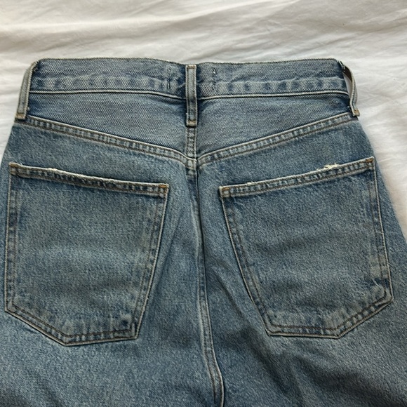 Agolde | 90's Pinch Waist High Rise Straight Jeans in Navigate | Size 25 - Picture 6 of 7